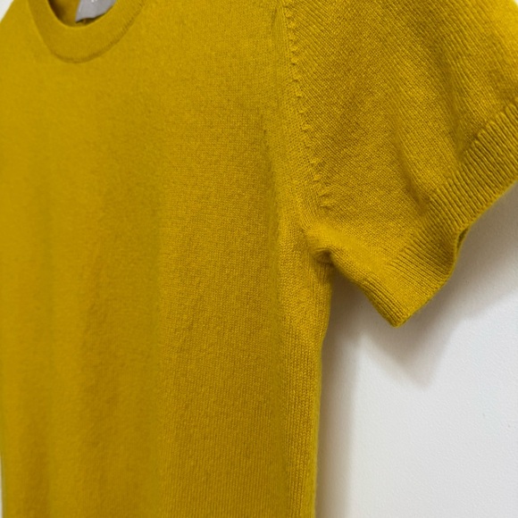 Everlane 100% Cashmere Short Sleeve Crew Neck Sweater - Picture 4 of 12